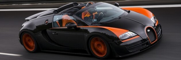 Bugatti Veyron Set the World Speed Record for Convertible Cars