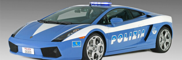 Classy Police with Lamborghini Cars